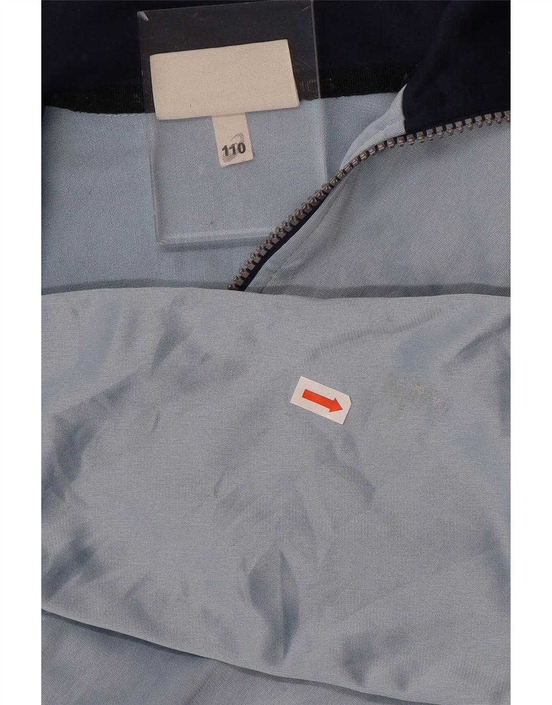 Chłopięca kurtka dresowa ASICS 5-6 lat, niebieska, z blokami kolorów