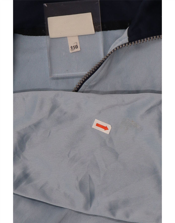 Chłopięca kurtka dresowa ASICS 5-6 lat, niebieska, z blokami kolorów