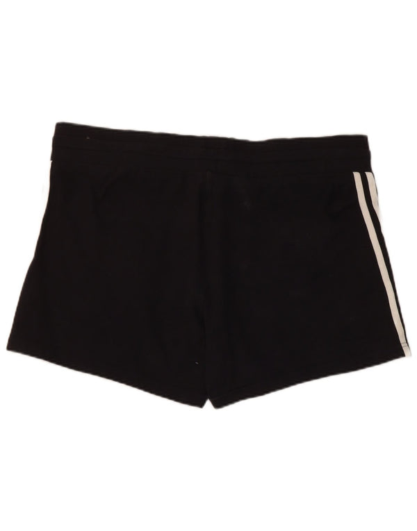 Damskie spodenki sportowe Adidas UK 22 XL, czarne, bawełniane