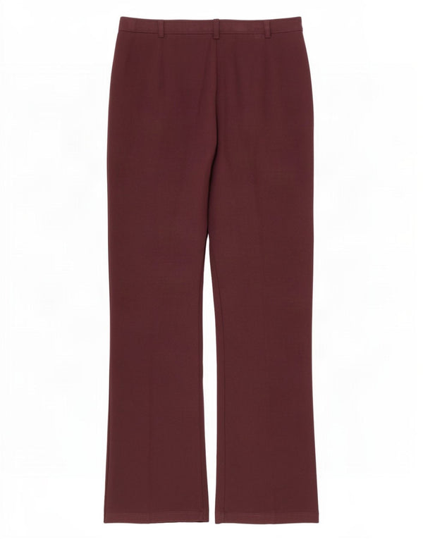 Damskie spodnie garniturowe Marks & Spencer UK 14 Medium W30 L27 Burgundowe