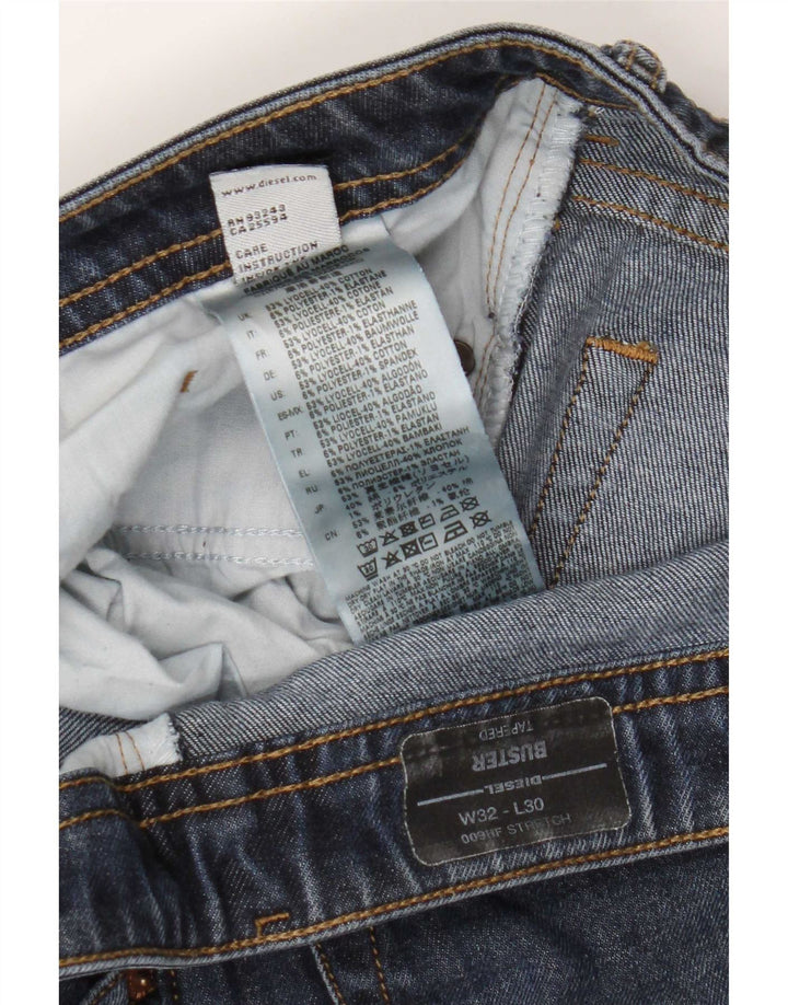 Męskie jeansy Diesel Buster Tapered W32 L30 Niebieski Lyocell