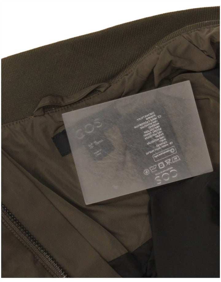 Cos Męska kurtka bomberka EU 46, mała, khaki, poliester