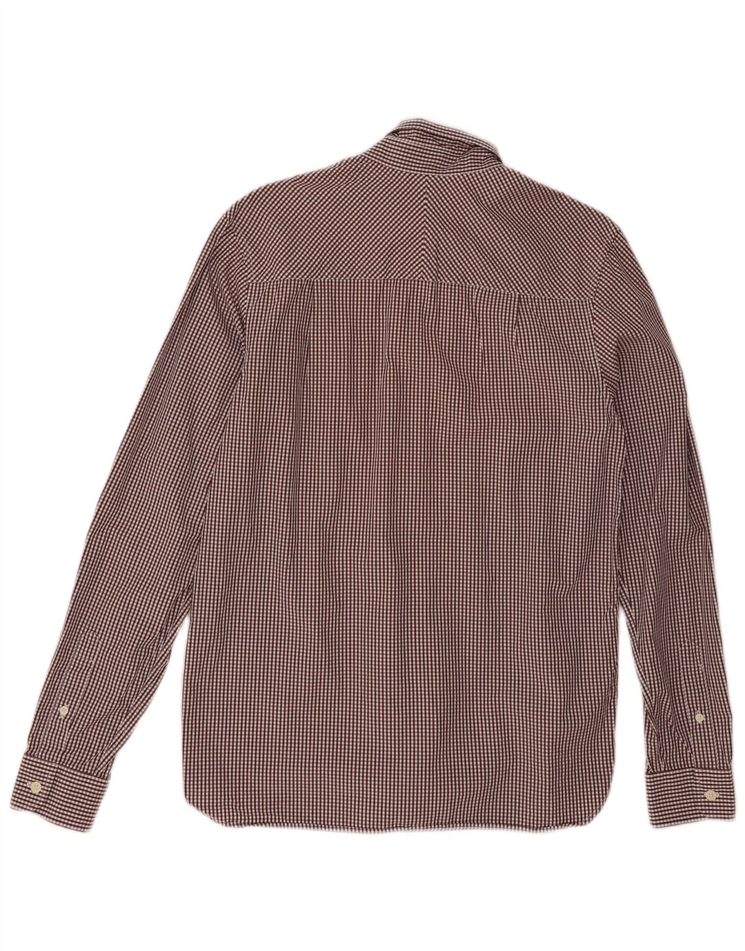 Koszula męska Fred Perry, mała, bordowa, bawełniana kratka