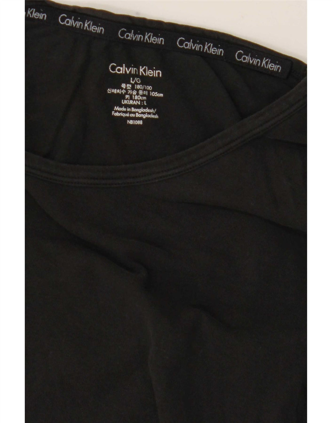 T-shirt damski Calvin Klein Top UK 16, duży, czarny