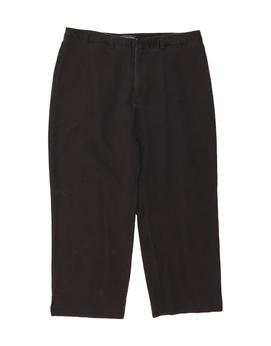 DOCKERS Womens Straight Capri Trousers W34 L22 Navy Blue Vintage Dockers and Second-Hand Dockers from Messina Hembry 