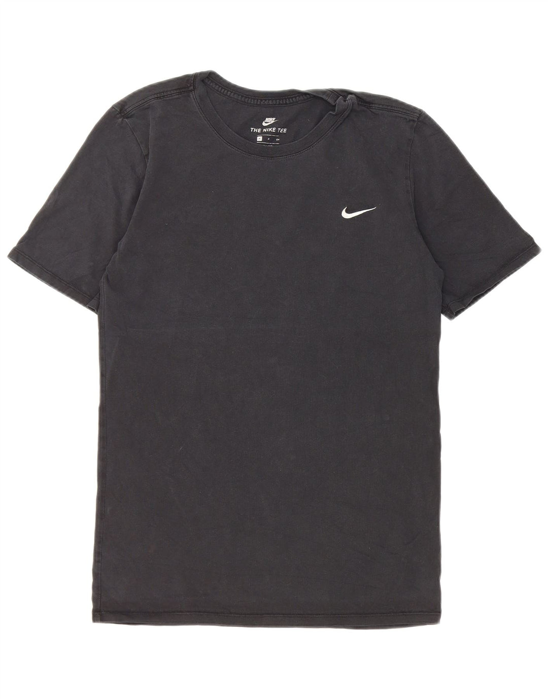 Męski T-shirt Nike o sportowym kroju, mały, czarny, bawełniany