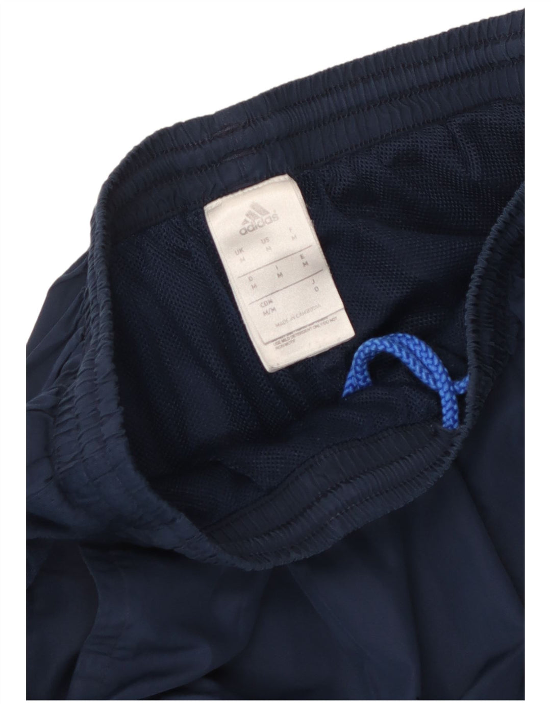 Adidas Męskie spodnie dresowe Joggery Średni granatowy poliester