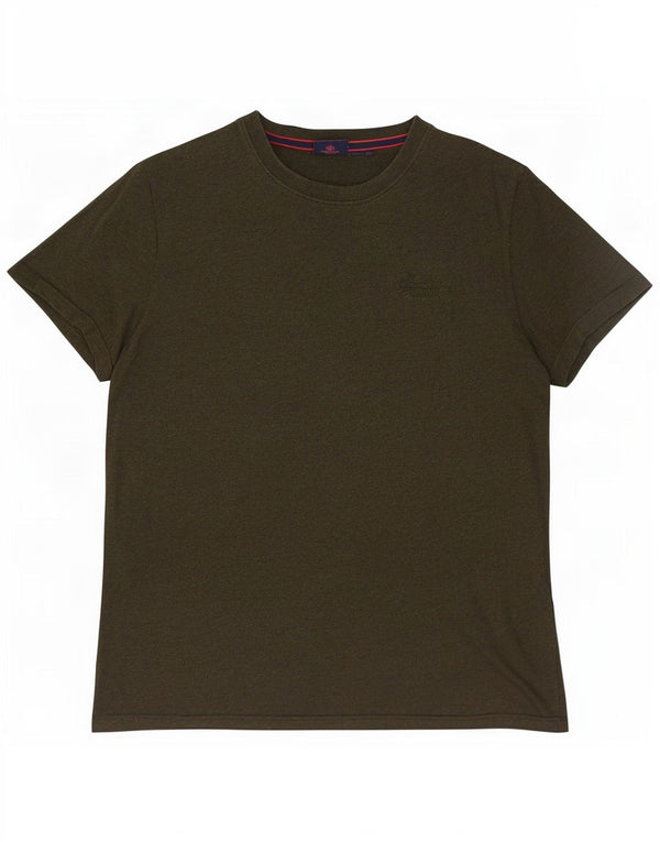 T-shirt męski Superdry, bawełniany, XL, khaki