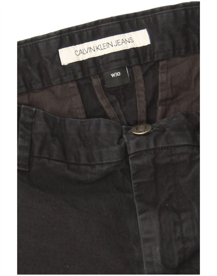 Męskie spodenki Chino Calvin Klein W30 Średni granatowy, bawełniany