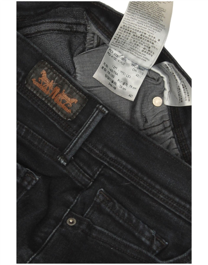 Damskie jeansy LEVI'S 512 Skinny US 12 Large W31 L32 Granatowe