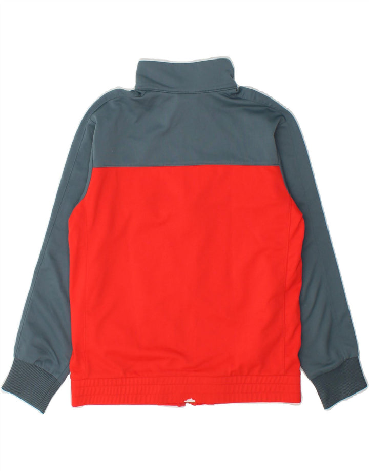 NIKE Boys Tracksuit Top Jacket 10-11 Years Medium Orange Colourblock Vintage Nike and Second-Hand Nike from Messina Hembry 