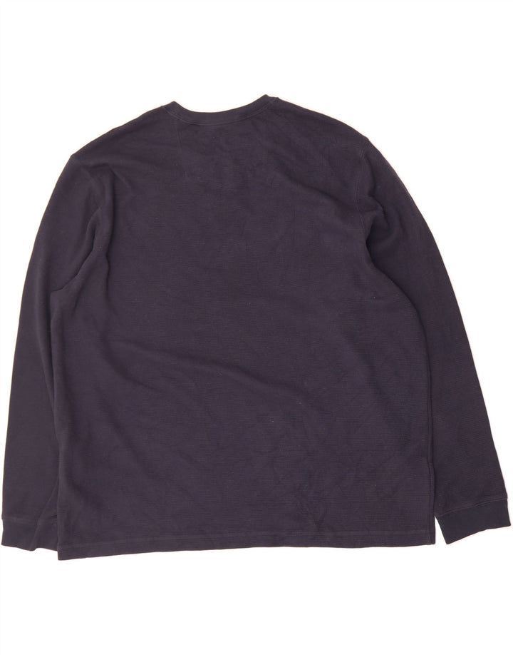 EDDIE BAUER Mens Sweatshirt Jumper 2XL Navy Blue Cotton Vintage Eddie Bauer and Second-Hand Eddie Bauer from Messina Hembry 