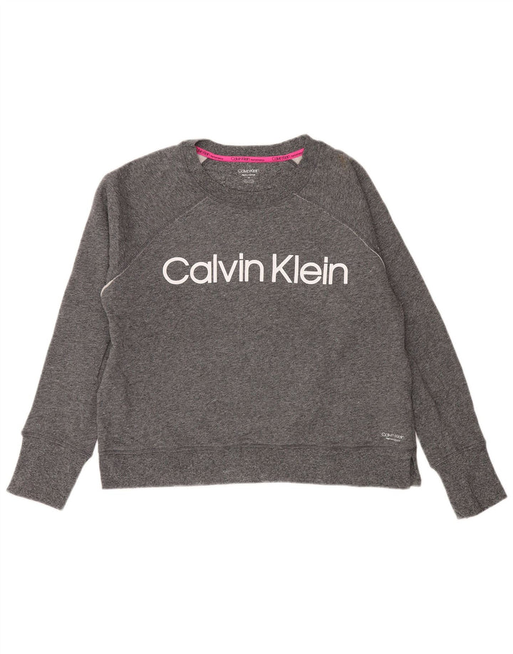 Damski sweter CALVIN KLEIN Performance UK 14, średni szary