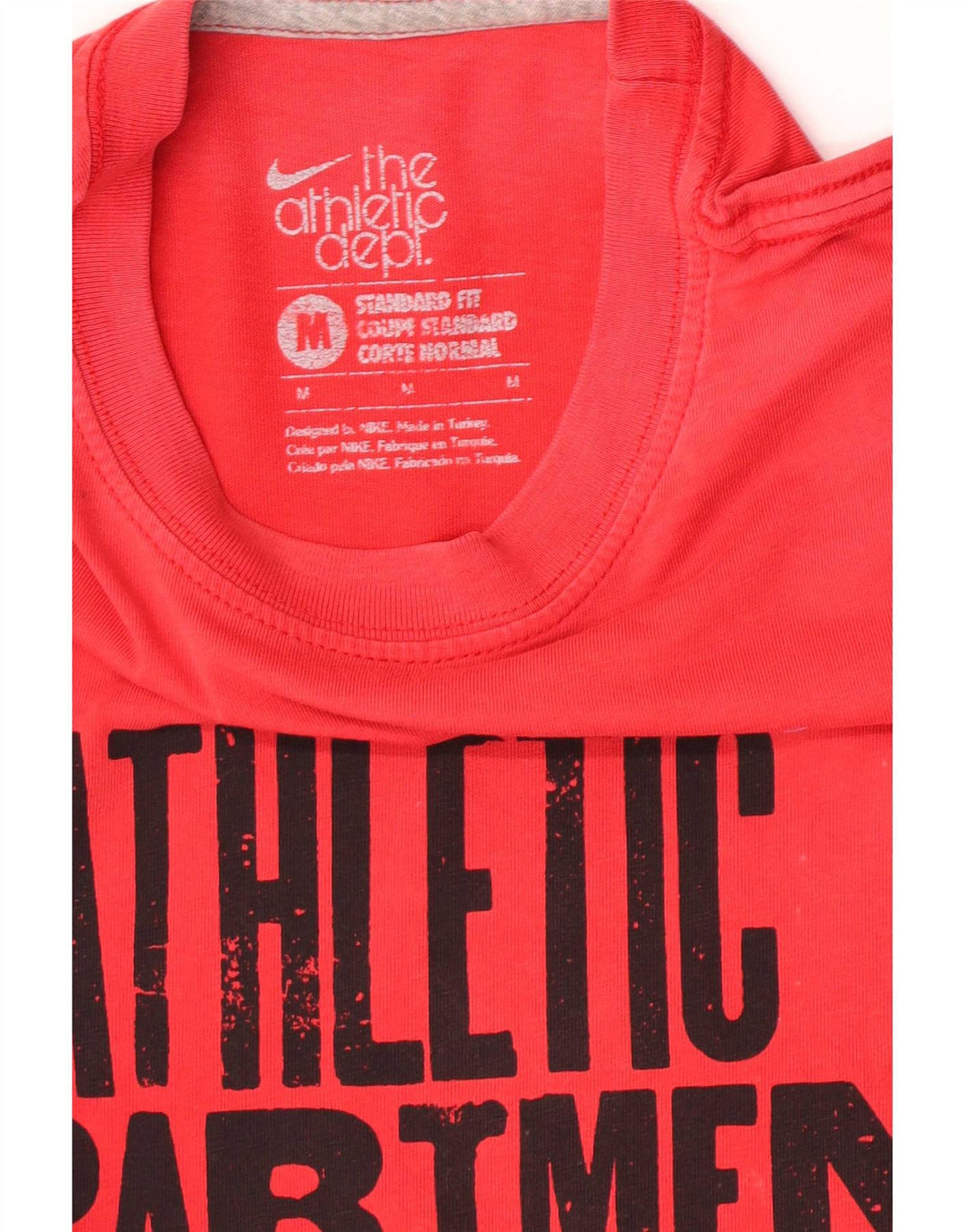 Męski T-shirt Nike Standard Fit Graphic Top, średni czerwony