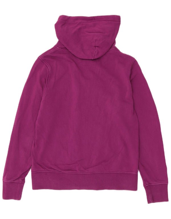 Damski sweter oversize z kapturem i zamkiem błyskawicznym LOTTO UK 10 Small Bordowy