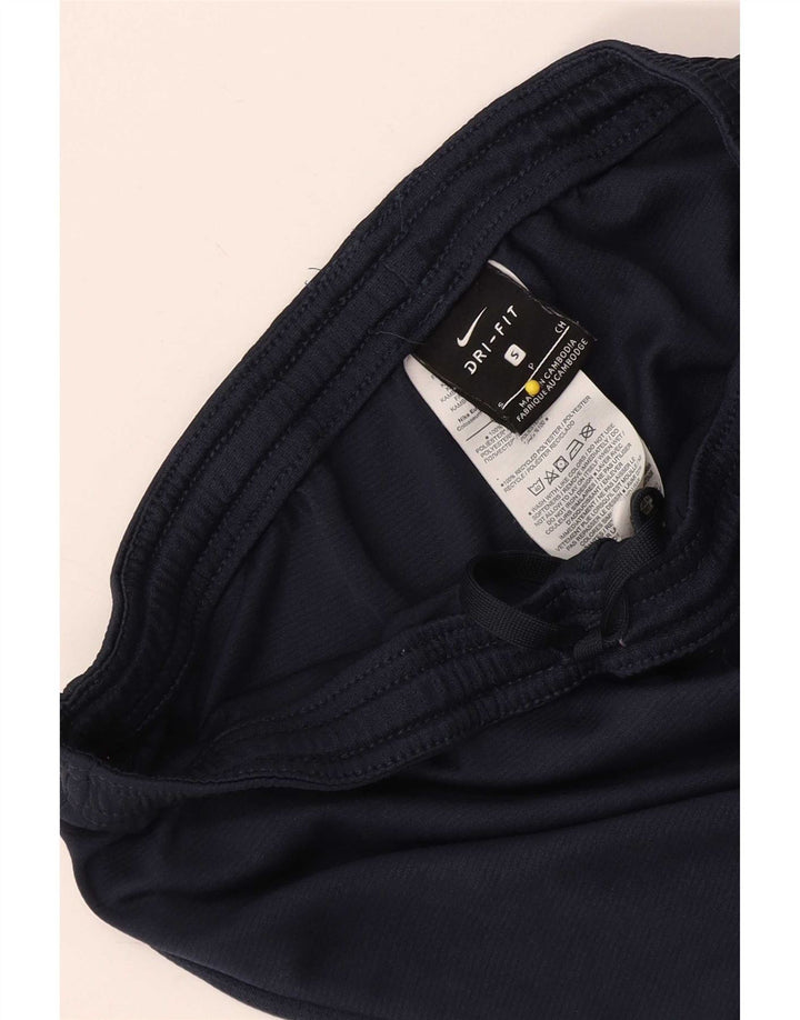 Damskie spodenki sportowe Nike Dri Fit UK 8, małe, granatowe, poliestrowe