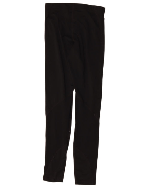 Damskie legginsy Nike Graphic UK 12, średnie czarne, bawełniane