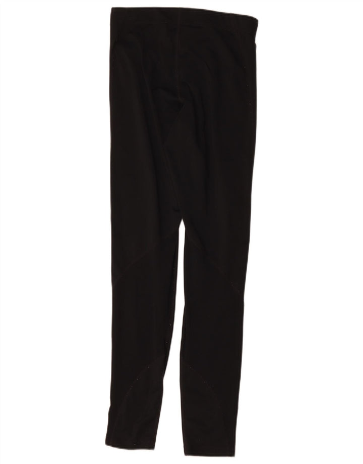 Damskie legginsy Nike Graphic UK 12, średnie czarne, bawełniane