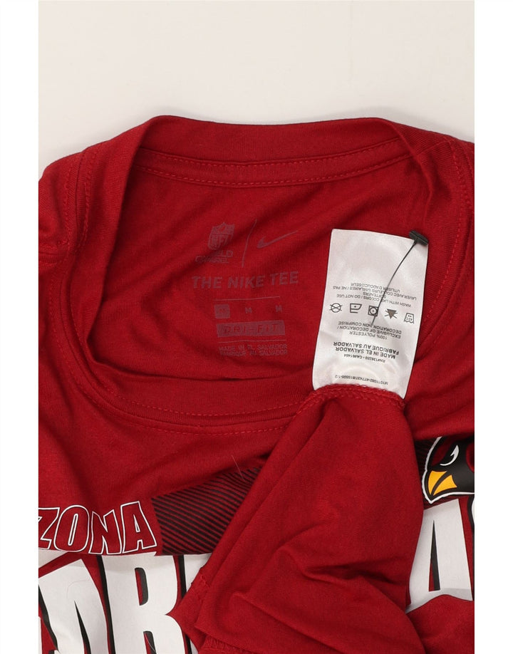 Męskie koszulki z grafiką Nike Arizona Cardinals z długim rękawem, średnio czerwone, poliestrowe