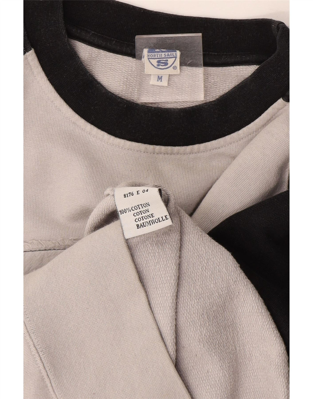 Męska bluza z grafiką North Sails, bawełniana, w kolorze średnioszarym