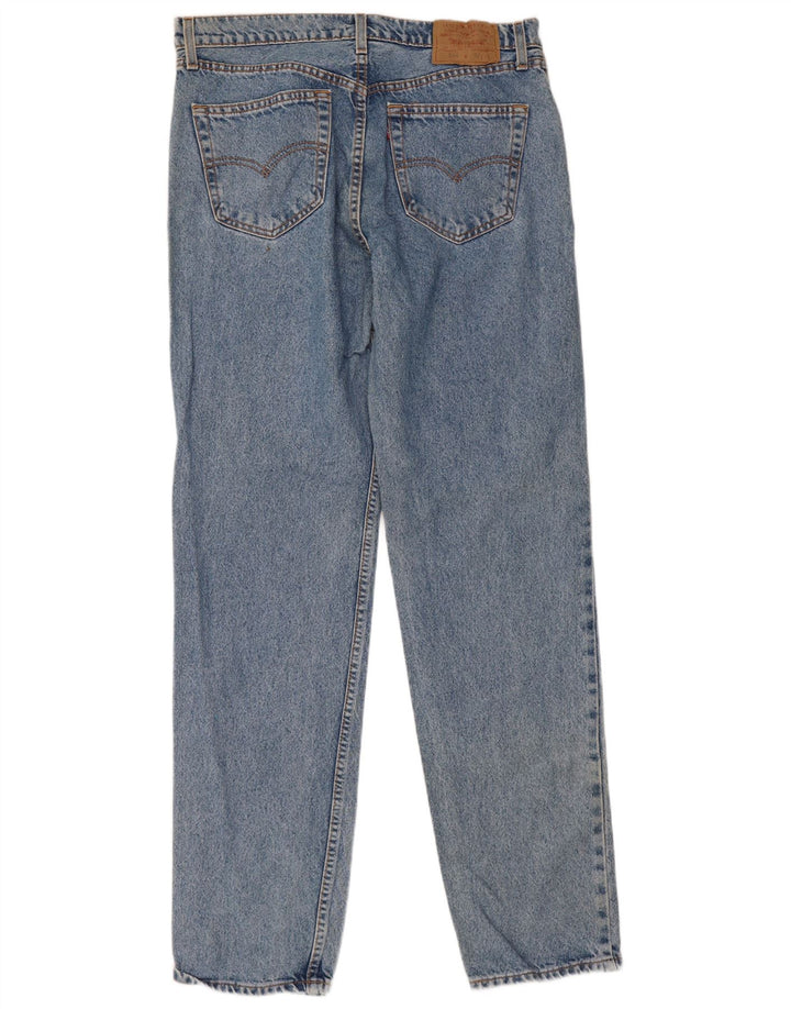Męskie jeansy Levi's 504 Straight W36 L34 Niebieskie bawełniane