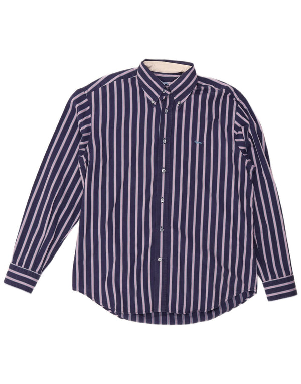 Koszula męska Harmont & Blaine XL w granatowe paski