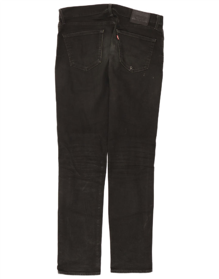 Męskie jeansy slim fit Levi's W34 L34 Czarna bawełna