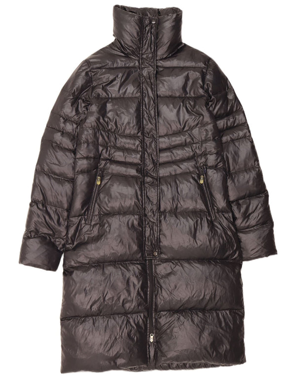 Asics Womens Padded Coat UK 14 Medium Black Nylon
