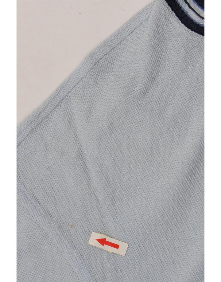 T-shirt męski LACOSTE, rozmiar 7 2XL, niebieska bawełna