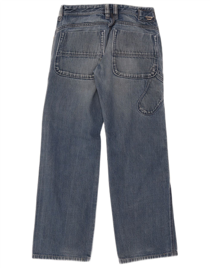 Damskie luźne jeansy Diesel Cargo W30 L30 Niebieskie bawełniane