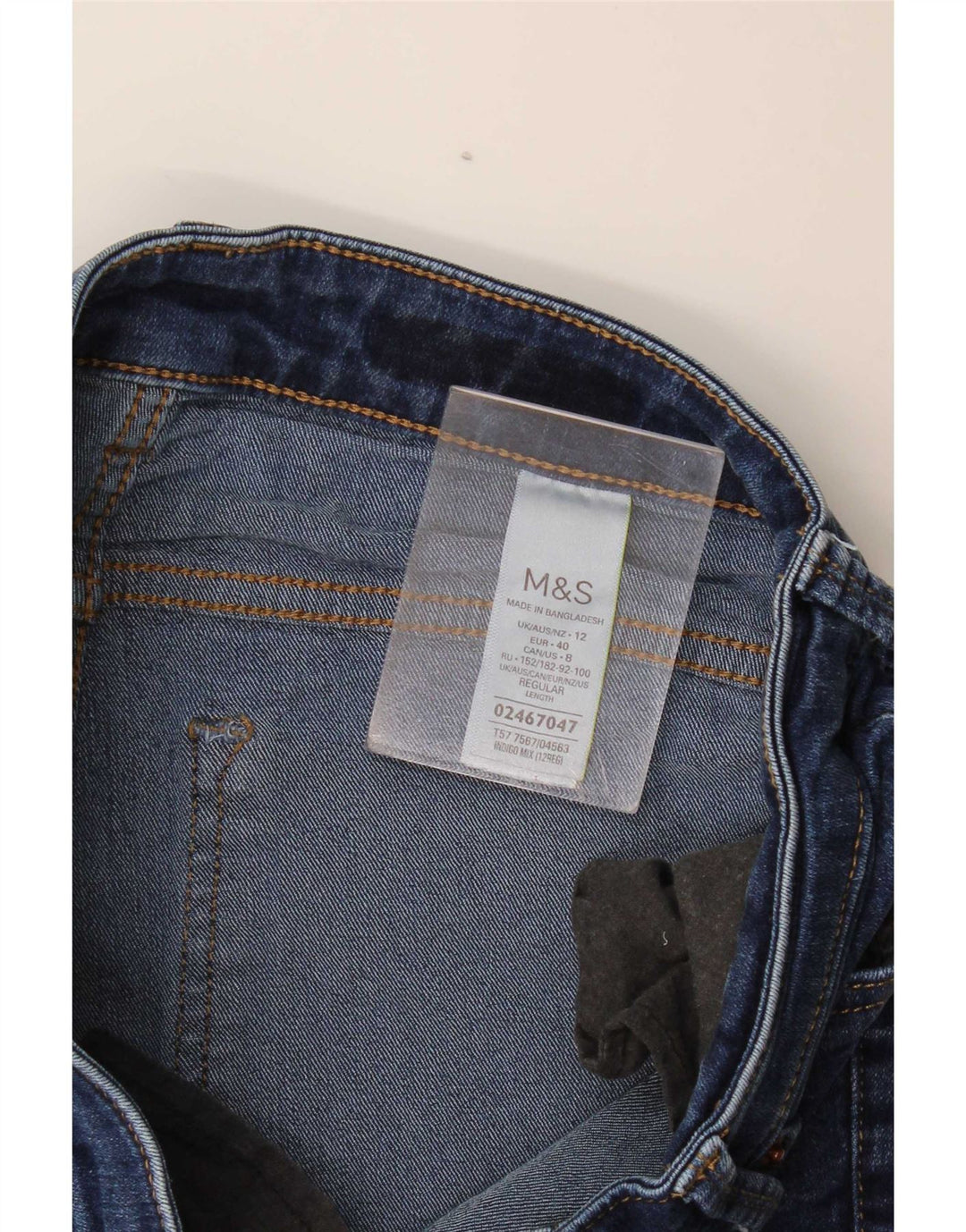 Marks & Spencer Damskie jeansy Rose Bootcut UK 12 Medium W32 L29 Niebieskie bawełniane