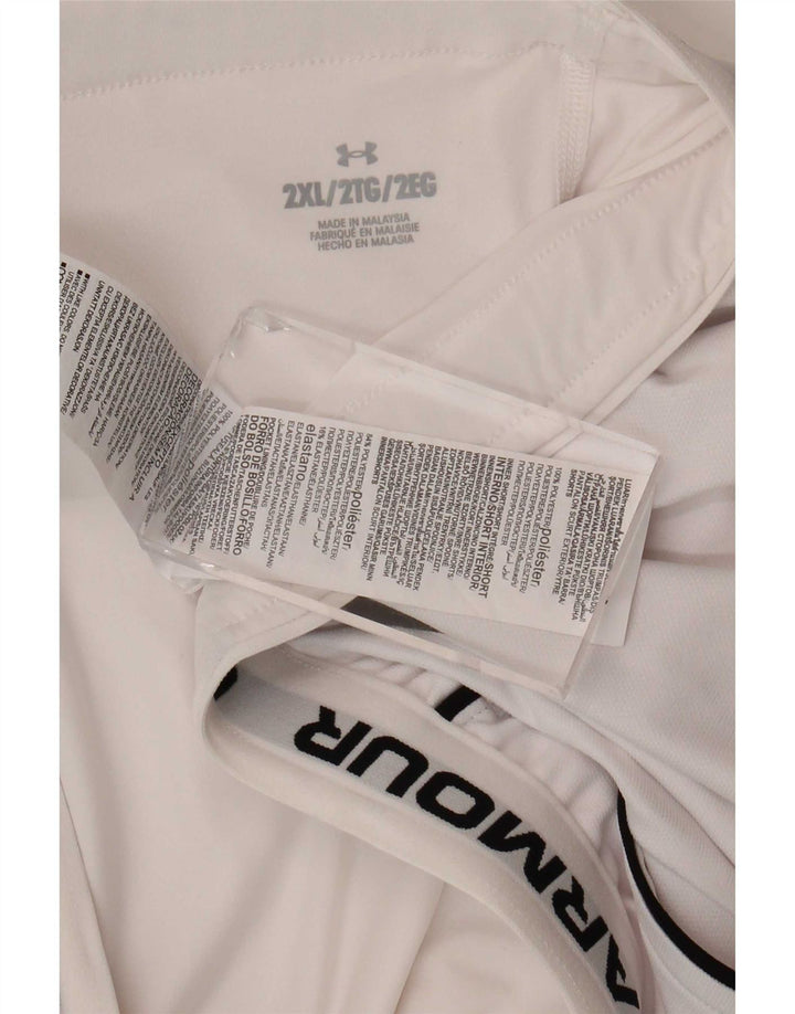 Damskie spodenki sportowe Under Armour Graphic UK 20 2XL Biały poliester