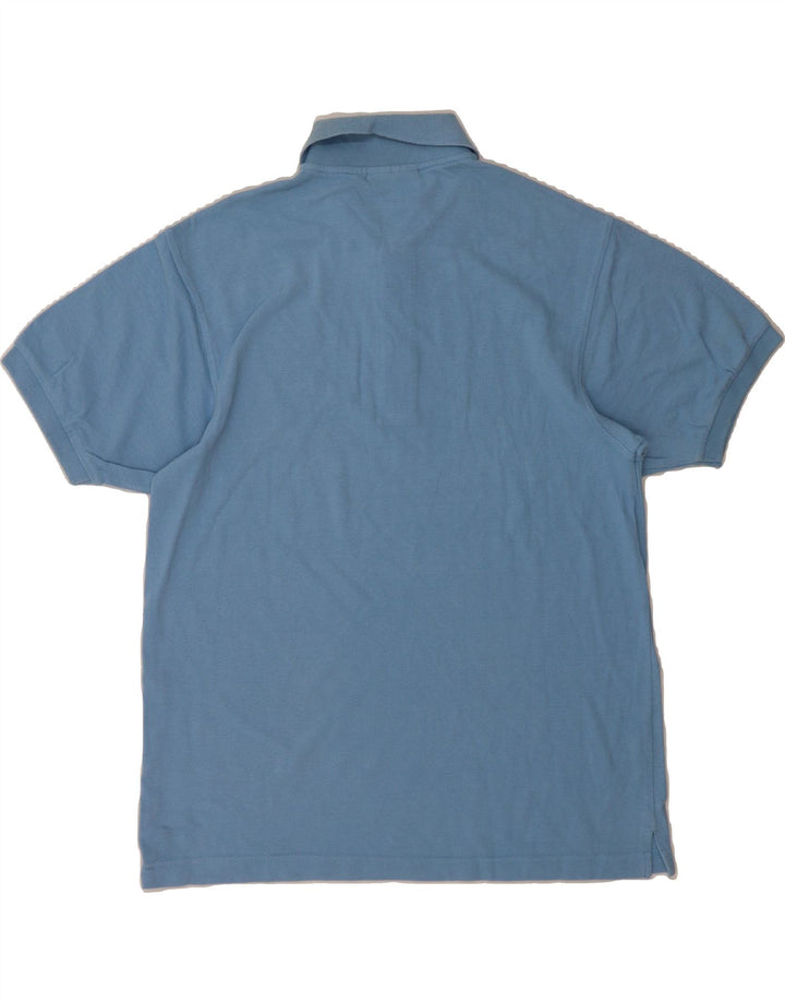 LOTTO Mens Polo Shirt Medium Blue Vintage Lotto and Second-Hand Lotto from Messina Hembry 