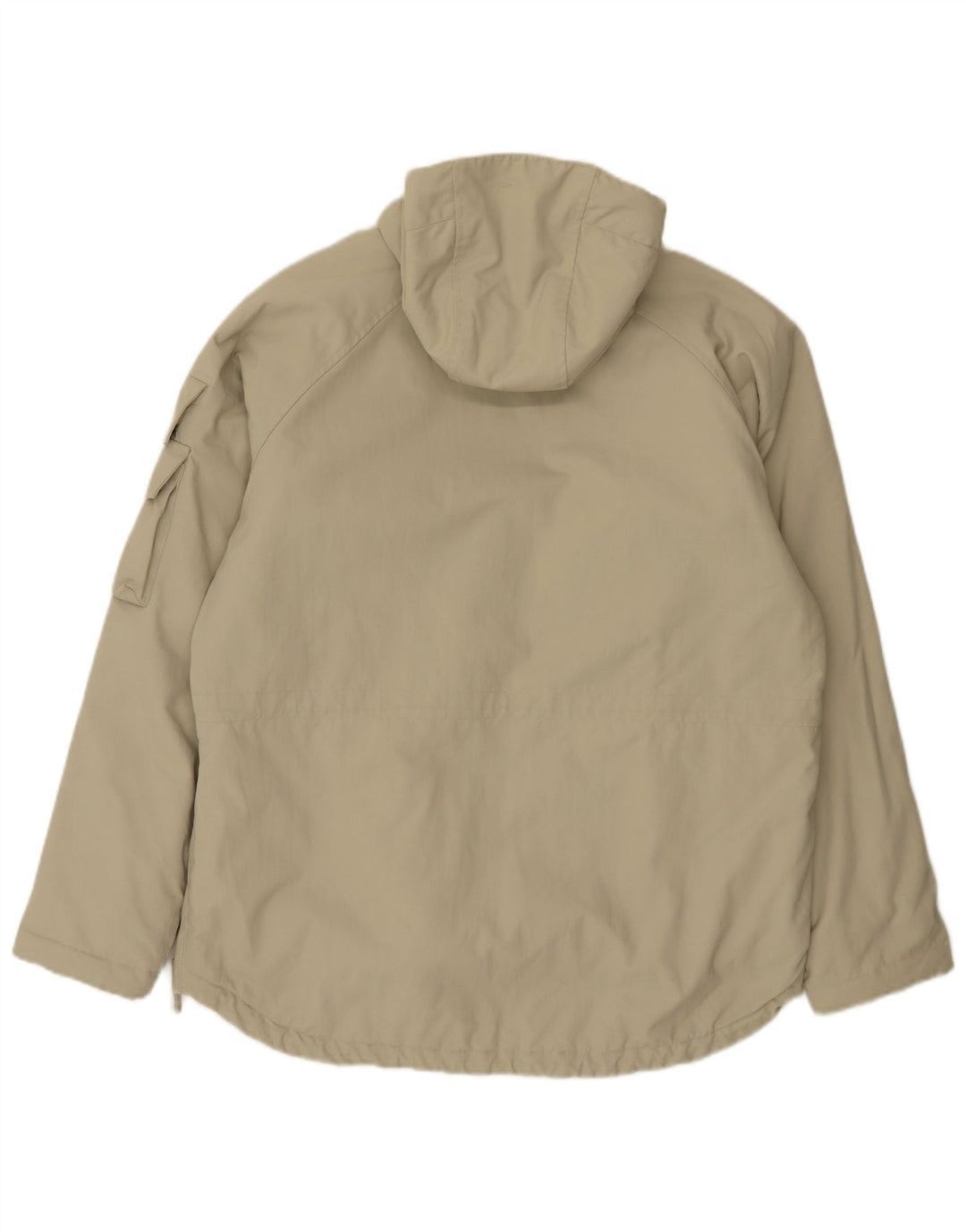 Męska kurtka Anorak z kapturem Woolrich UK 38, średni khaki, blok kolorów