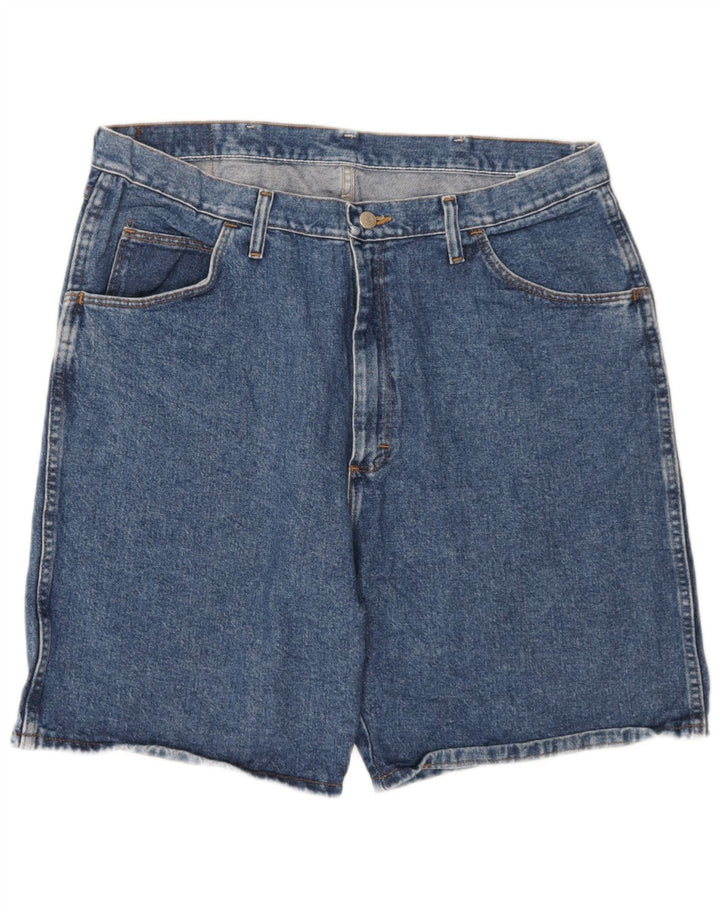 Męskie spodenki jeansowe Wrangler W38 XL, niebieskie, bawełniane