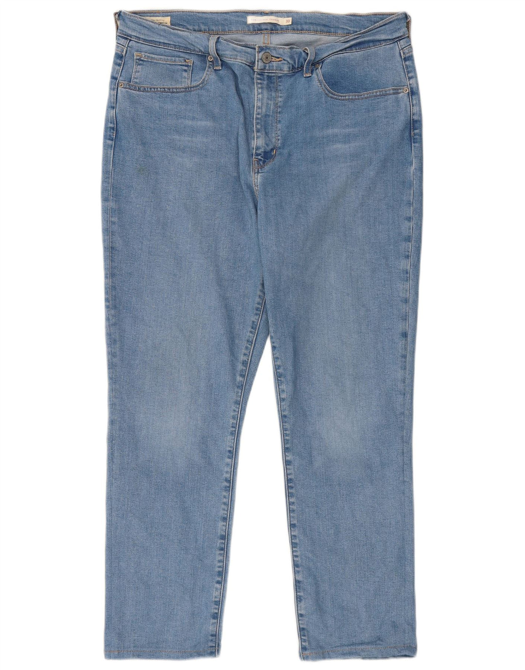 LEVI'S Womens 724 High Rise Straight Jeans W33 L26 Blue