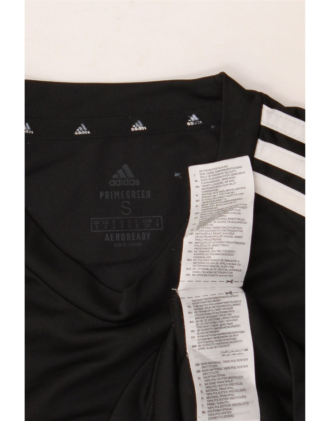 Męski T-shirt ADIDAS Aeroready, mały, czarny poliester