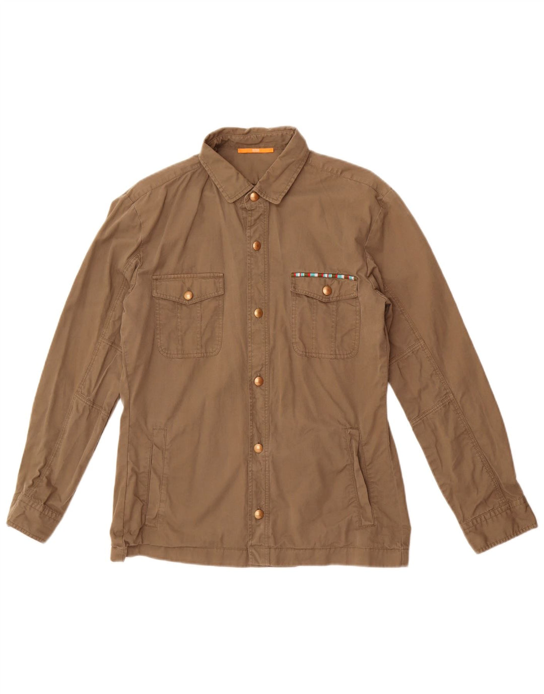 Kurtka damska Hugo Boss UK 8, mała, bawełniana khaki