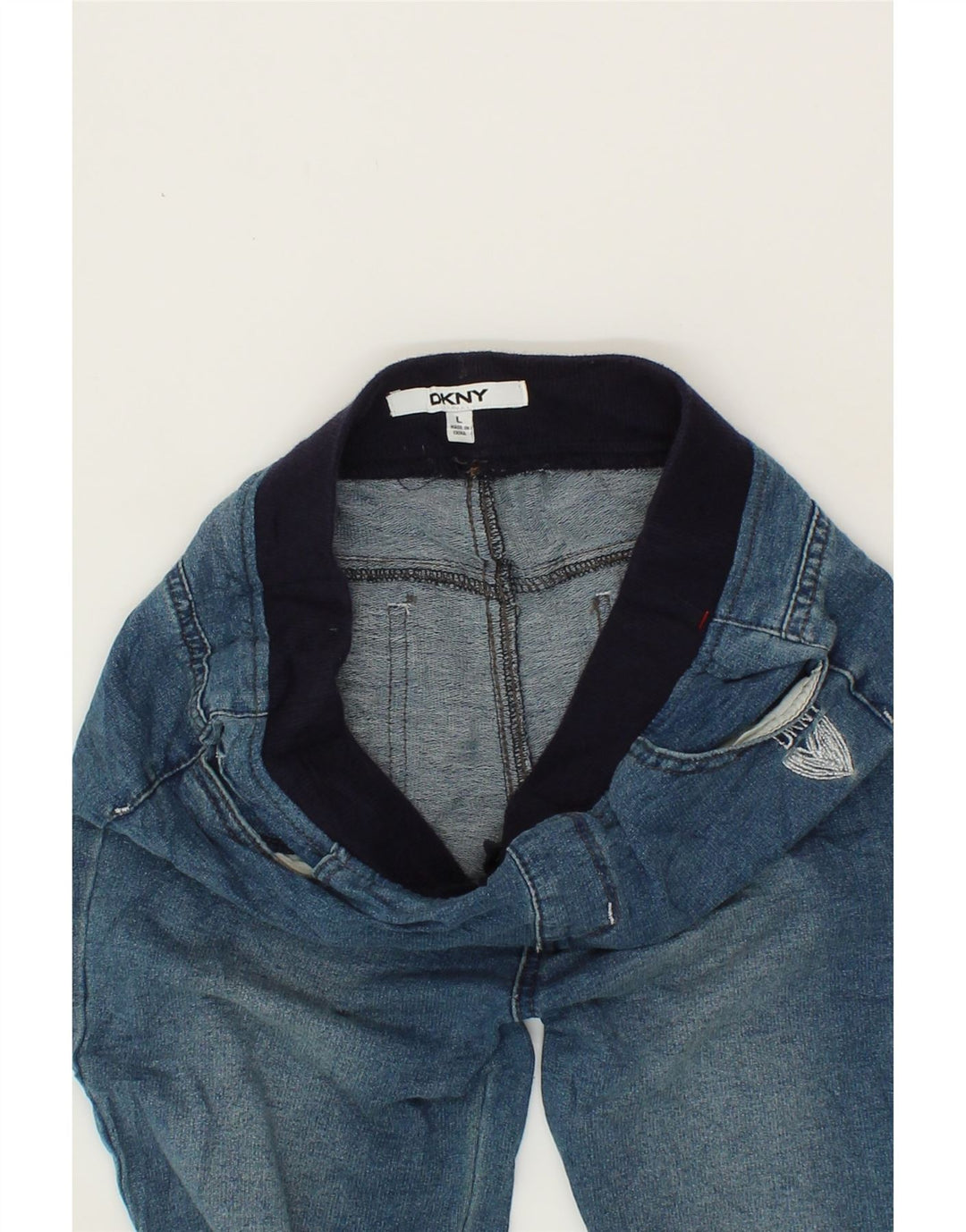 DKNY Womens Straight Jeans Large W32 L23 Blue Cotton Vintage Dkny and Second-Hand Dkny from Messina Hembry 