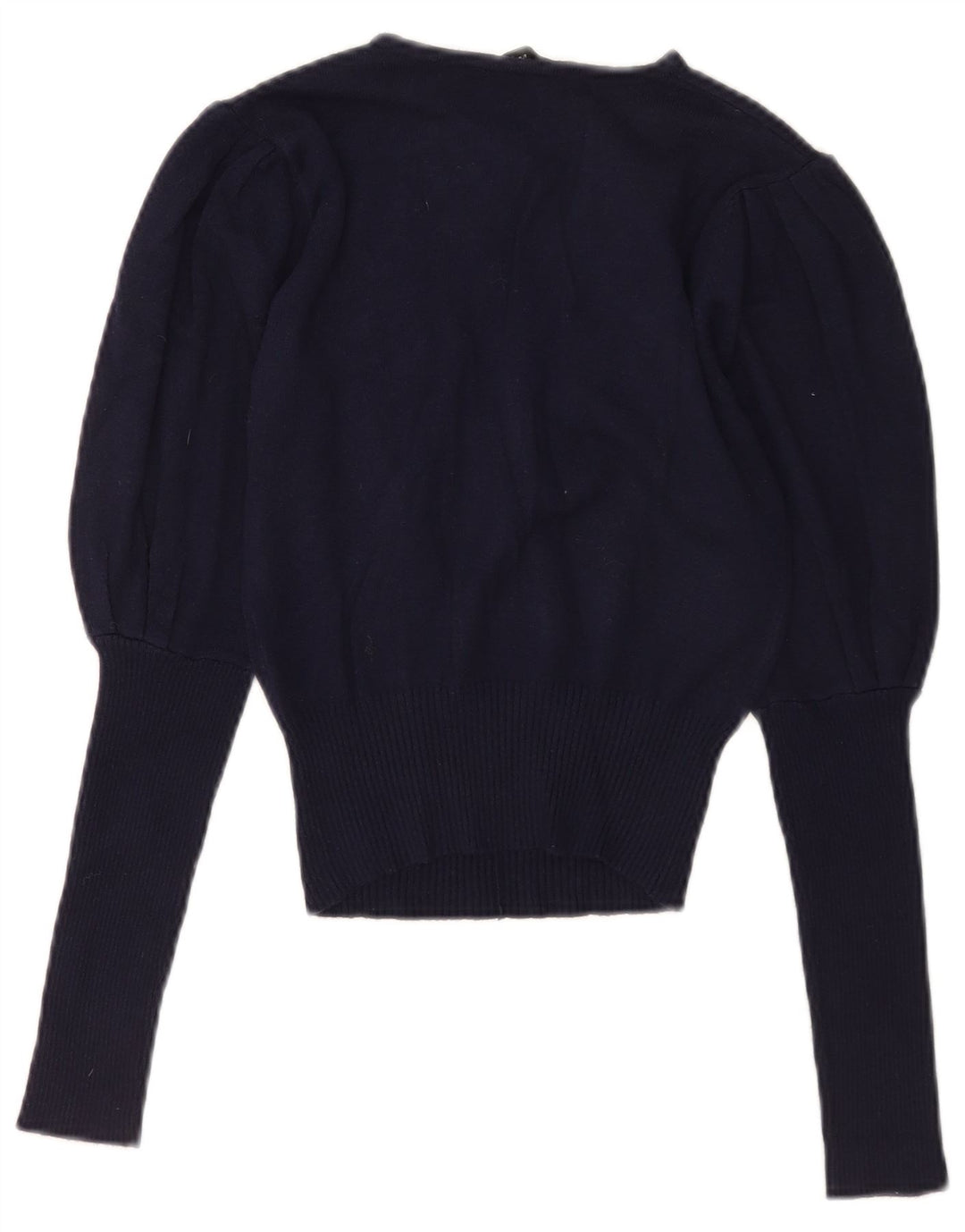 Damski sweter zapinany na guziki Zara UK 8, mały, granatowy