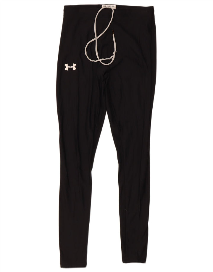 Legginsy damskie Under Armour, małe, czarne, nylonowe