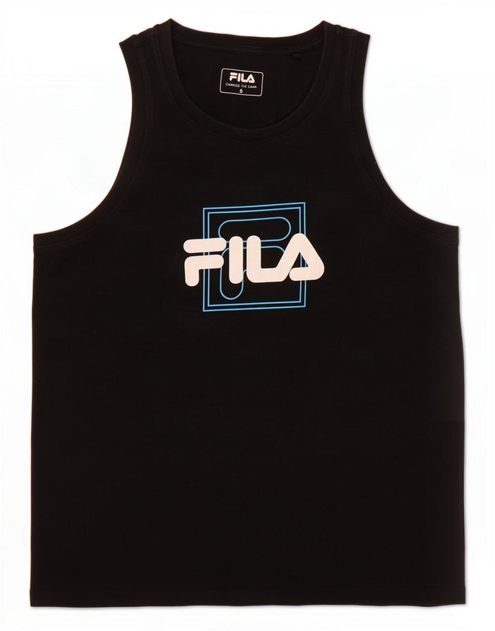 Damska kamizelka z grafiką Fila Top UK 10 Small Black