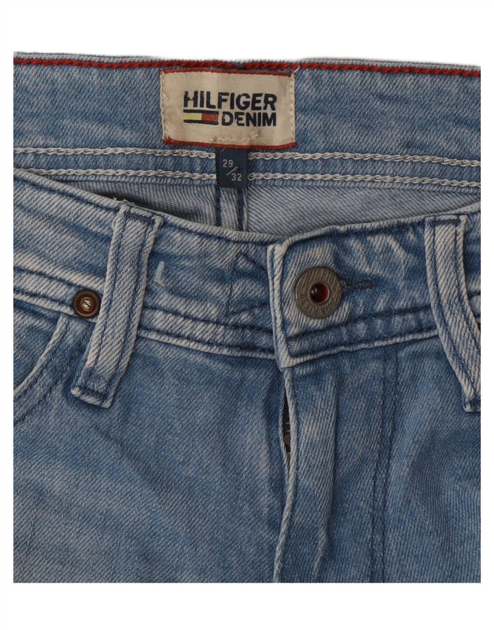 Damskie jeansy slim fit Tommy Hilfiger W29 L32 Niebieskie bawełniane