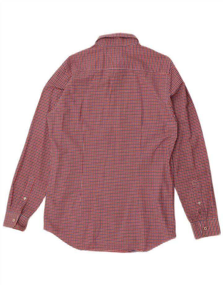 Męska koszula slim fit Tommy Hilfiger, duża, wielokolorowa bawełniana kratka