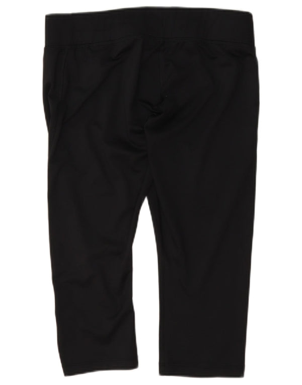 Damskie spodnie dresowe Asics Capri UK 14, duże, czarne, poliestrowe