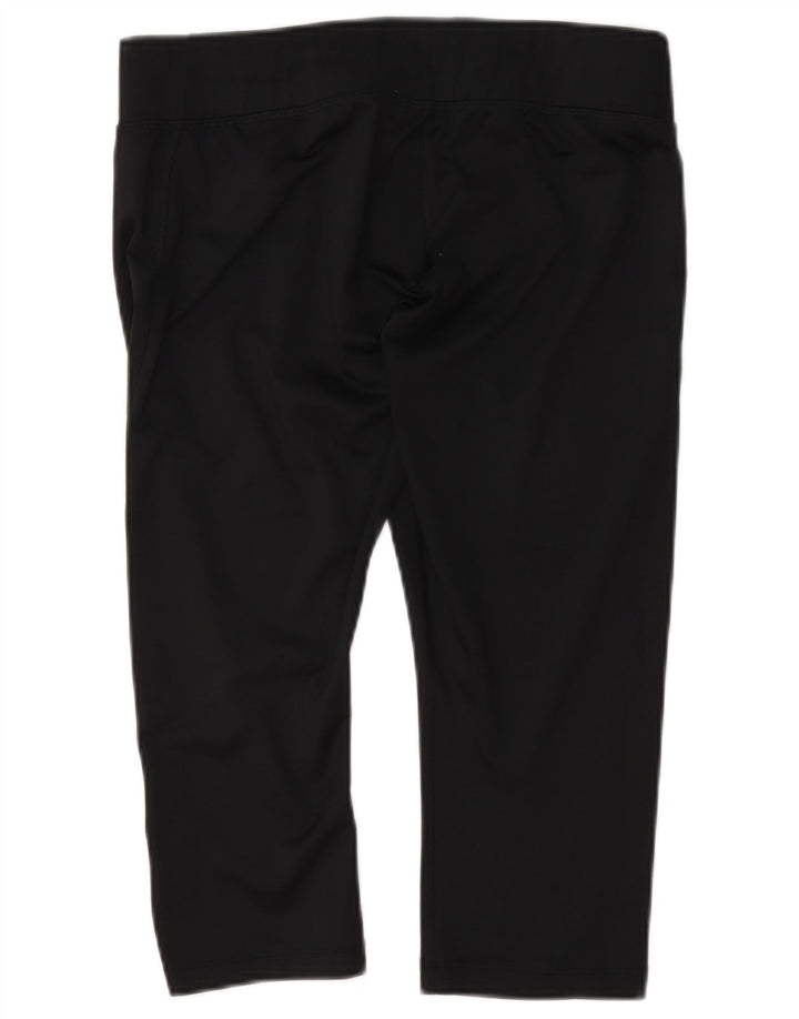 Damskie spodnie dresowe Asics Capri UK 14, duże, czarne, poliestrowe