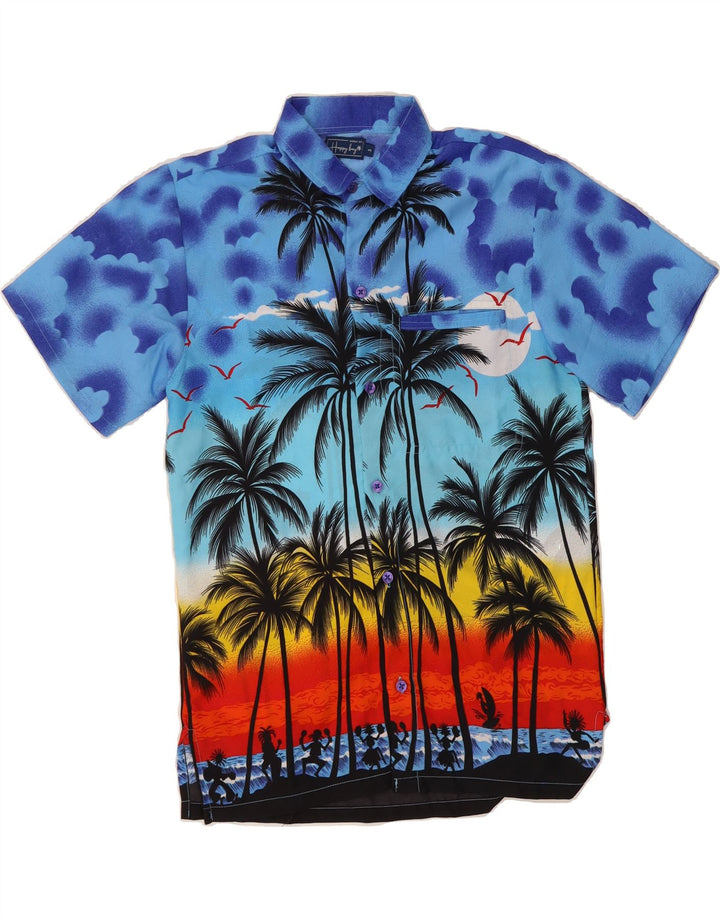 VINTAGE Mens Abstract Pattern Shirt Small Multicoloured Hawaiian Vintage Vintage and Second-Hand Vintage from Messina Hembry 