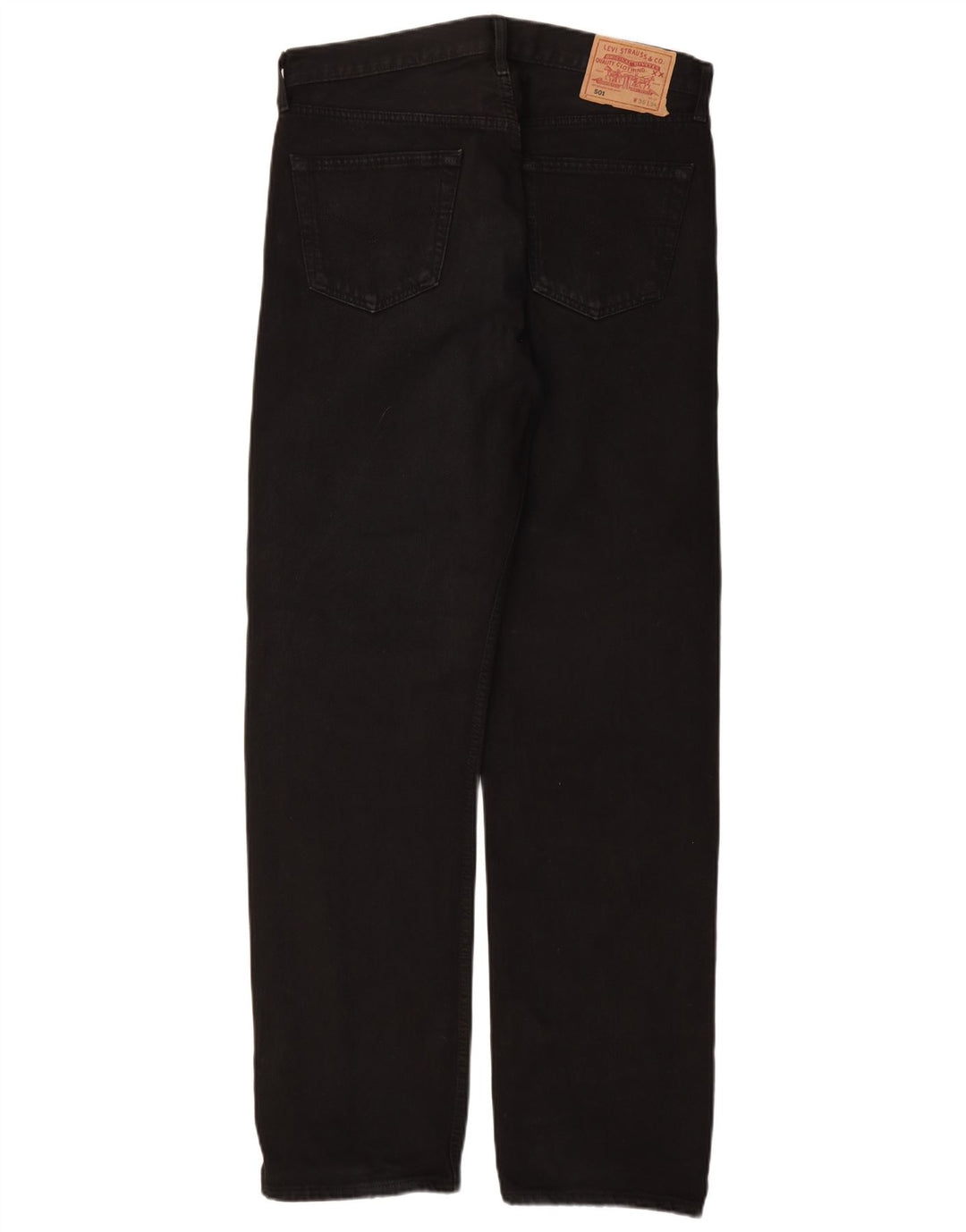 Męskie jeansy LEVI'S 501 Straight W36 L34 Czarne bawełniane