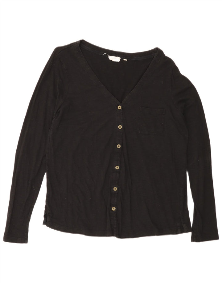 Damska bluzka koszulowa FAT FACE UK 16, duża czarna