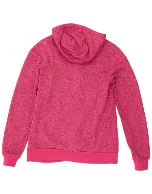 Damski sweter z kapturem i zamkiem Jack Wolfskin UK 12/14 Średni różowy nakrapiany